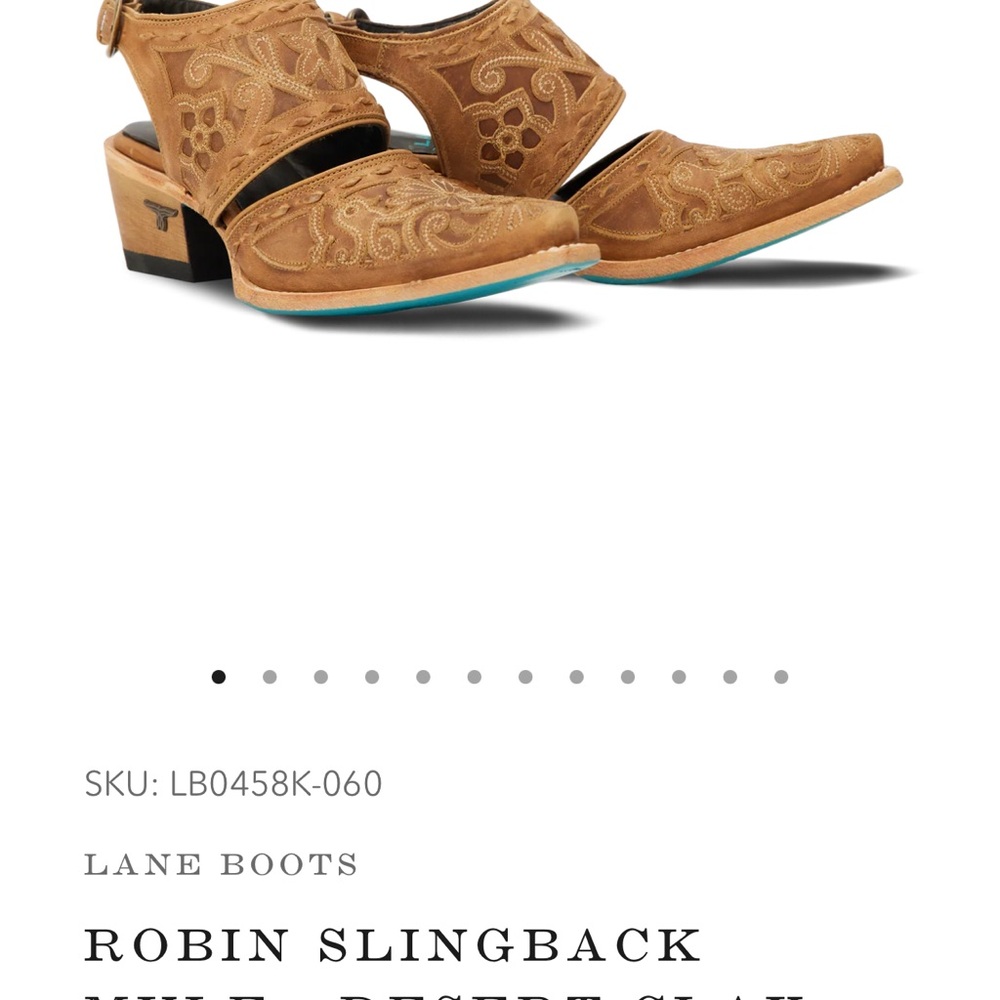 SKU: LB0458K-060
LANE BOOT
ROBIN SLINGBACK
MULE - DESERT CLAY - Picture 10 of 16